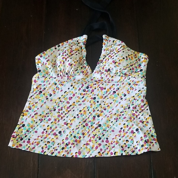 NWT Tankini Top White and color - Picture 5 of 10